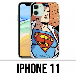 Coque iPhone 11 - Superman Comics