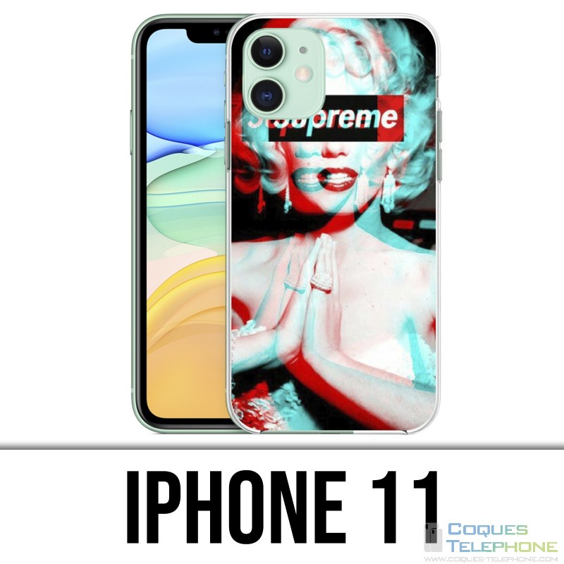 Coque iPhone 11 - Supreme Marylin Monroe