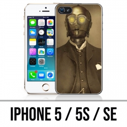 Coque iPhone 5 / 5S / SE - Star Wars Vintage C3Po