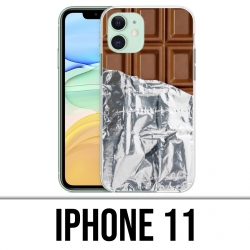 Coque iPhone 11 - Tablette Chocolat Alu