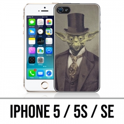 Custodia per iPhone 5 / 5S / SE - Star Wars Vintage Yoda