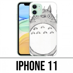 Coque iPhone 11 - Totoro Parapluie