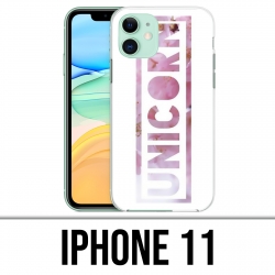 Funda iPhone 11 - Unicornio Flores de unicornio