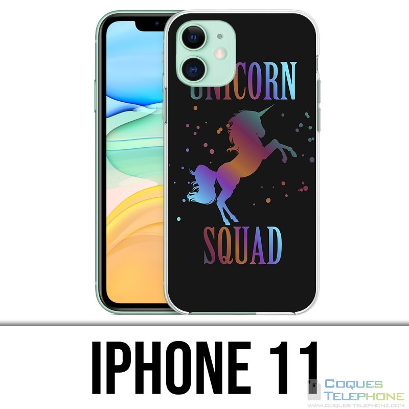 Coque iPhone 11 - Unicorn Squad Licorne