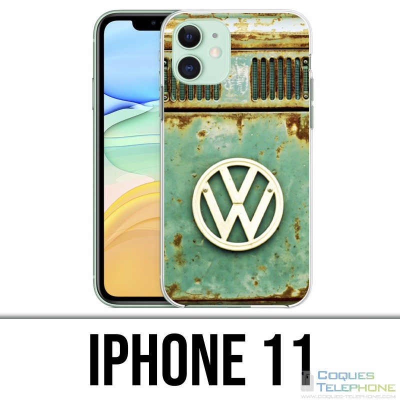 IPhone 11 Fall - Vintages VW-Logo
