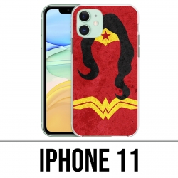 Coque iPhone 11 - Wonder Woman Art