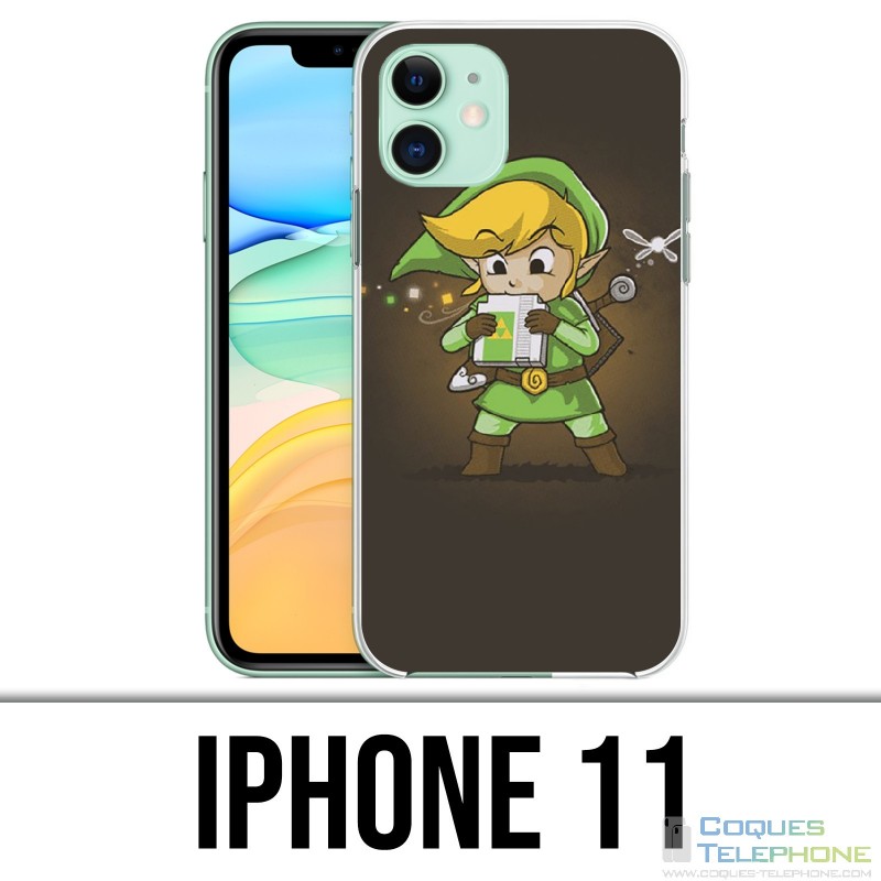 Coque iPhone 11 - Zelda Link Cartouche