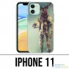 Custodia per iPhone 11 - Cervo animale astronauta