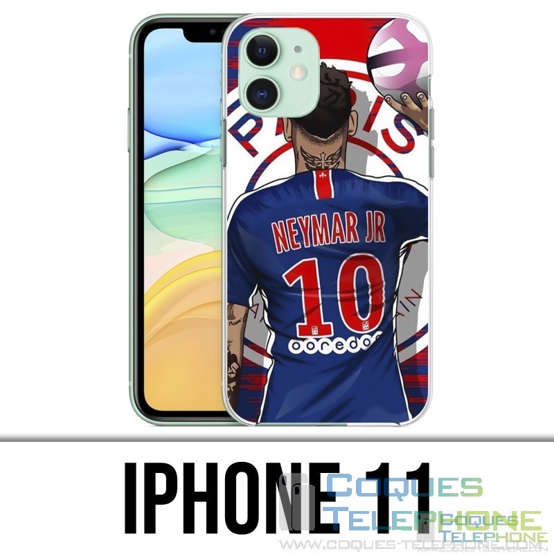 IPhone 11 Case - Neymar Psg Cartoon