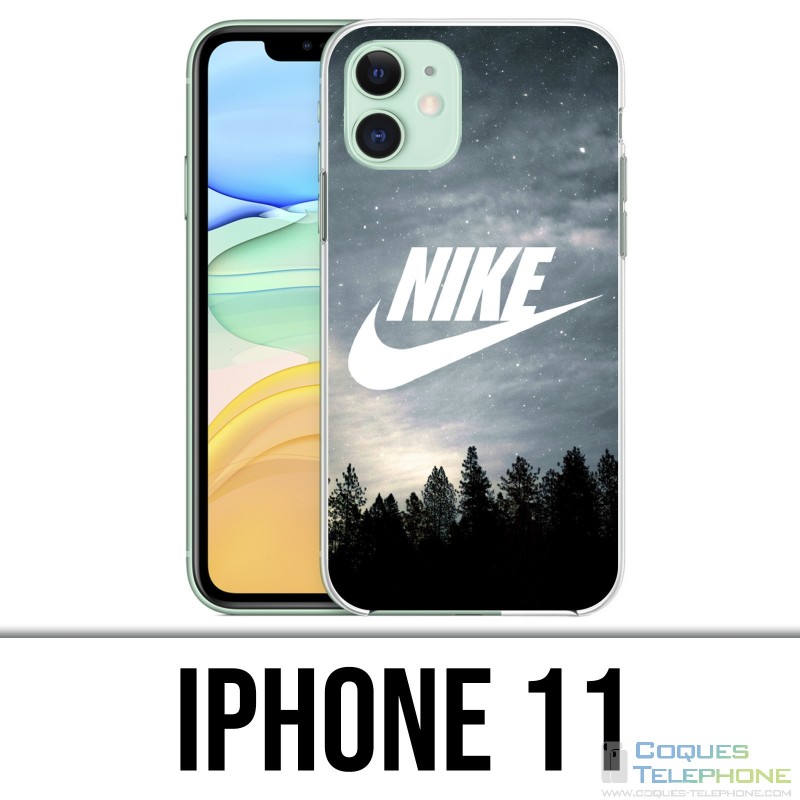Funda iPhone - Nike Logo Wood