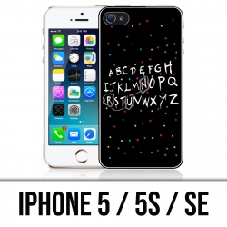 Coque iPhone 5 / 5S / SE - Stranger Things Alphabet