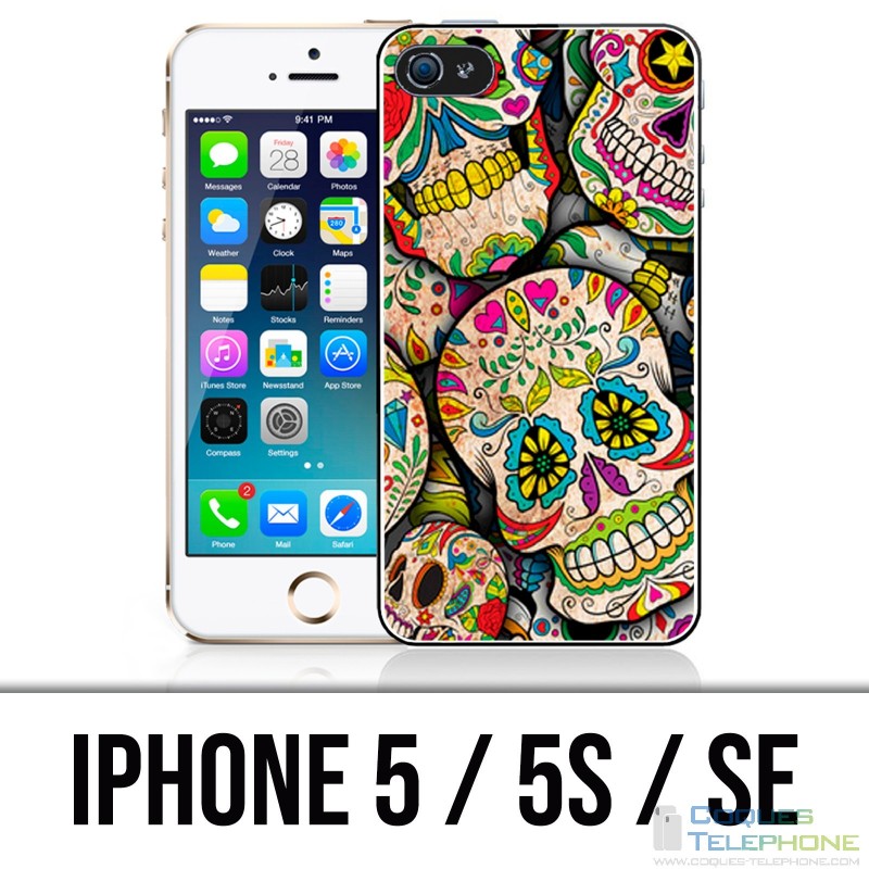Coque iPhone 5 / 5S / SE - Sugar Skull