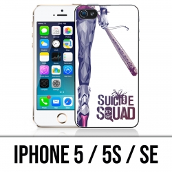 Coque iPhone 5 / 5S / SE - Suicide Squad Jambe Harley Quinn