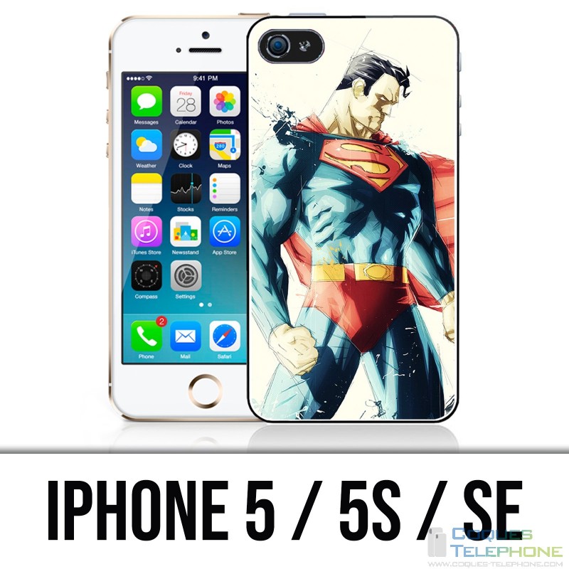 IPhone 5 / 5S / SE Case - Superman Paintart
