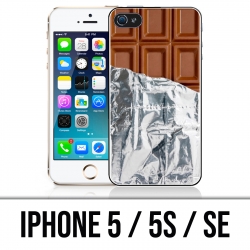 Funda para iPhone 5 / 5S / SE - Alu Chocolate Tablet