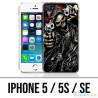 Custodia per iPhone 5 / 5S / SE - Pistola Tete Mort