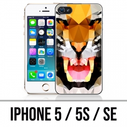 Coque iPhone 5 / 5S / SE - Tigre Geometrique