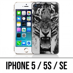 Coque iPhone 5 / 5S / SE - Tigre Swag 1