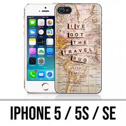 Coque iPhone 5 / 5S / SE - Travel Bug