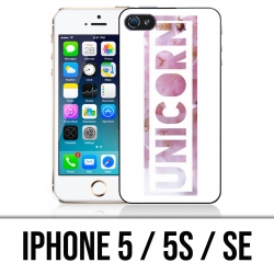 Custodia per iPhone 5 / 5S / SE - Unicorn Unicorn Flowers