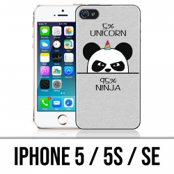 Coque iPhone 5 / 5S / SE - Unicorn Ninja Panda Licorne