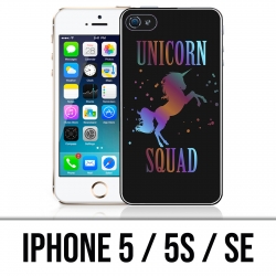 Coque iPhone 5 / 5S / SE - Unicorn Squad Licorne