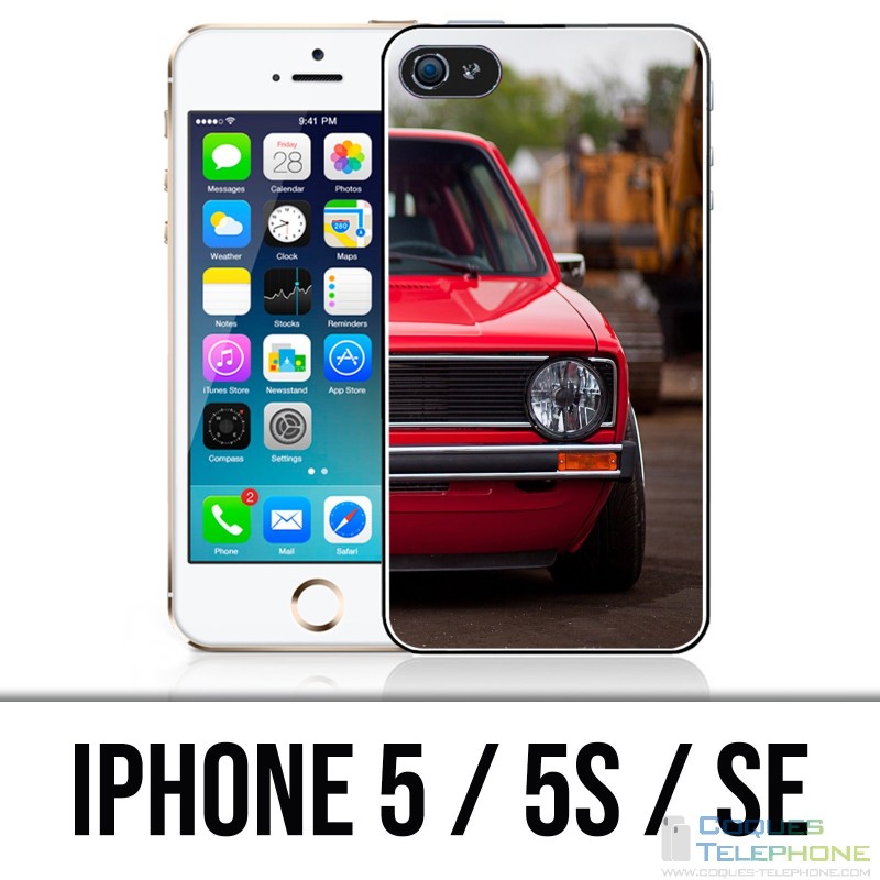 Custodia vintage per iPhone 5 / 5S / SE - Vw Golf