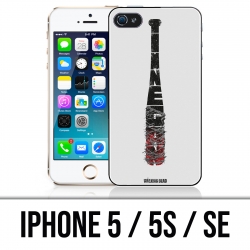 Funda para iPhone 5 / 5S / SE - Logotipo de Walking Dead Negan Lucille