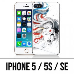 Custodia per iPhone 5 / 5S / SE - Wonder Woman Art Design