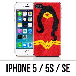 Coque iPhone 5 / 5S / SE - Wonder Woman Art