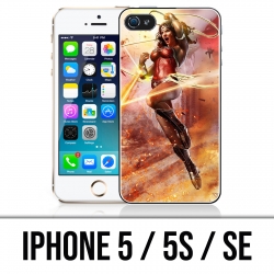 Coque iPhone 5 / 5S / SE - Wonder Woman Comics