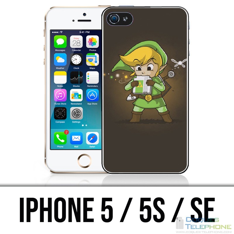 Coque iPhone 5 / 5S / SE - Zelda Link Cartouche