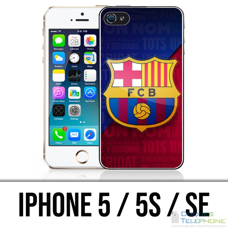 Funda iPhone 5 / 5S / SE - Fútbol Fc Barcelona Logo