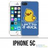 Coque iPhone 5C - I Dont Give A Duck