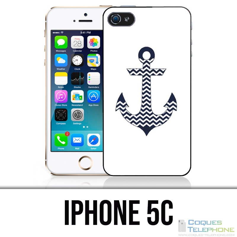 Custodia per iPhone 5C - Ancora marina 2