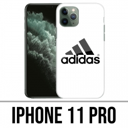 Funda iPhone 11 Pro - Adidas Logo Blanco