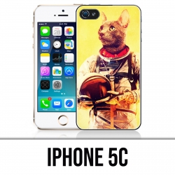 Coque iPhone 5C - Animal Astronaute Chat