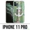 Hülle für iPhone 11 Pro - Anchor Marine Wood
