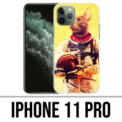 Coque iPhone 11 PRO - Animal Astronaute Chat