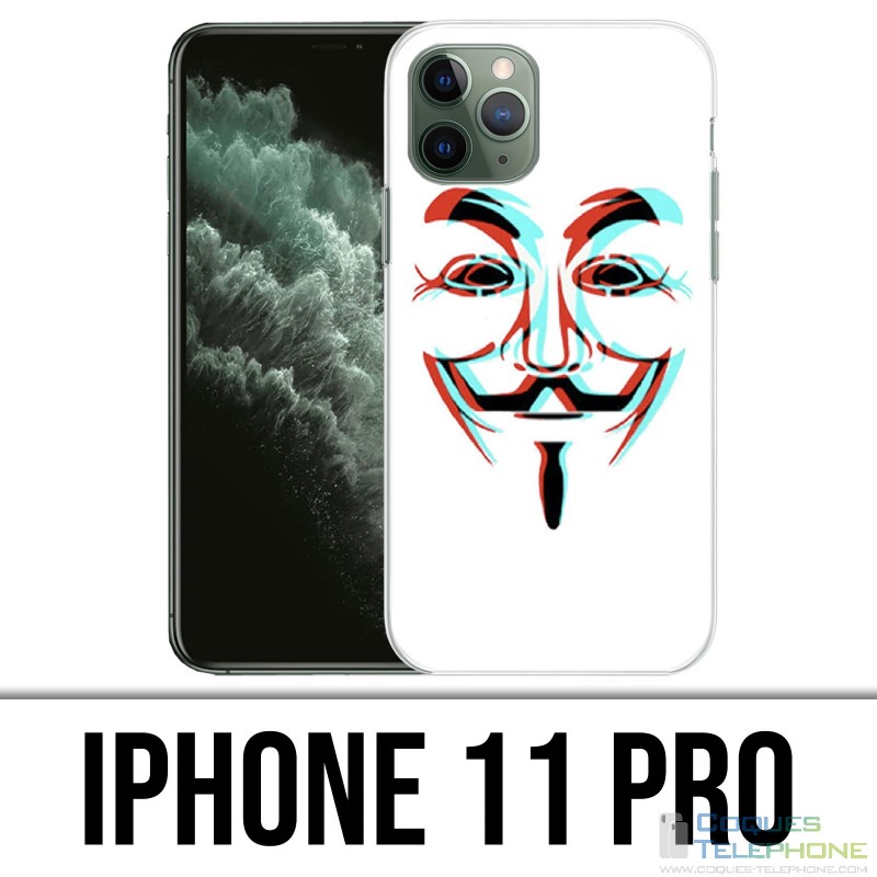Coque iPhone 11 Pro - Anonymous