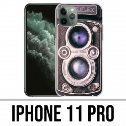 Custodia per iPhone 11 Pro - Fotocamera vintage nera