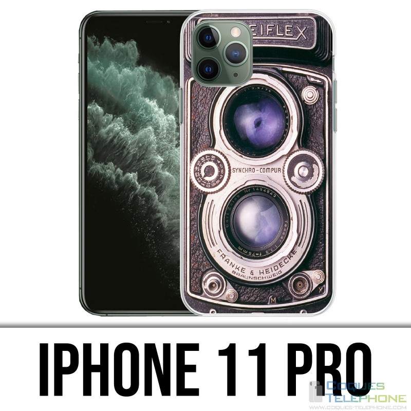 IPhone 11 Pro Hülle - Vintage Black Camera