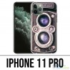 Custodia per iPhone 11 Pro - Fotocamera vintage nera