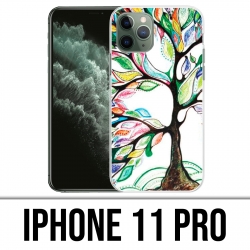 IPhone 11 Pro Hülle - Mehrfarbiger Baum