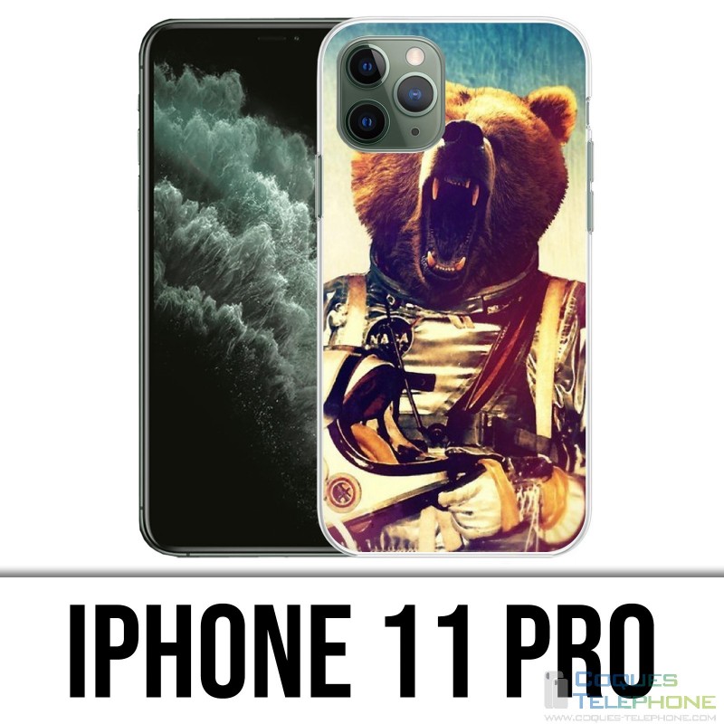 Coque iPhone 11 PRO - Astronaute Ours