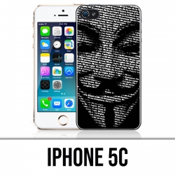 Coque iPhone 5C - Anonymous 3D