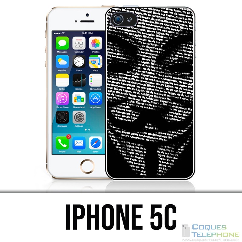 Custodia per iPhone 5C - 3D anonimo