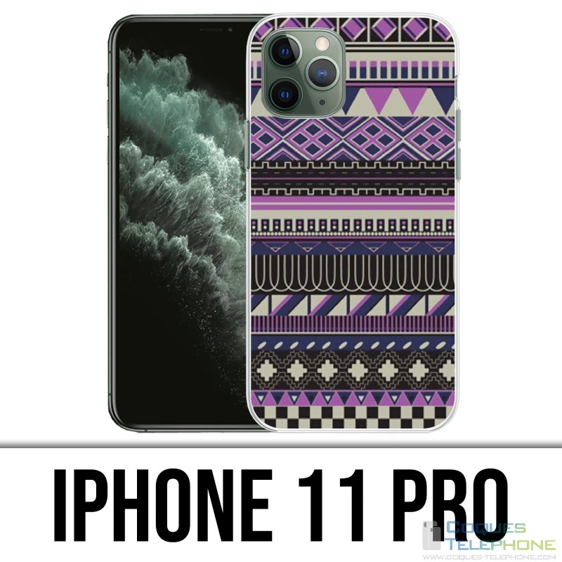 Funda para iPhone 11 Pro - Azteque Purple