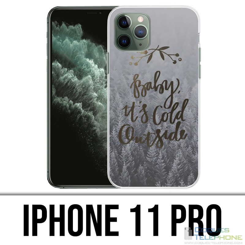 Coque iPhone 11 PRO - Baby Cold Outside