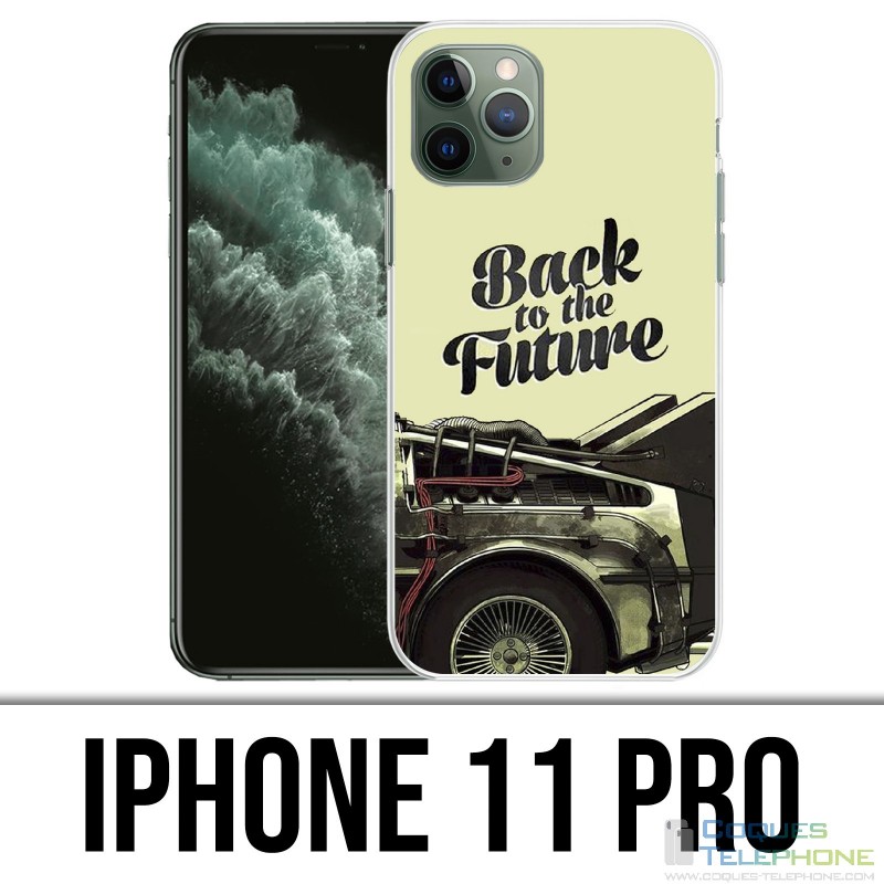 Custodia per iPhone 11 Pro - Back To The Future Delorean